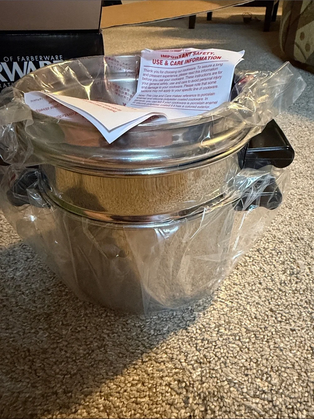 NWT Faberware Stack & Steam Steamer